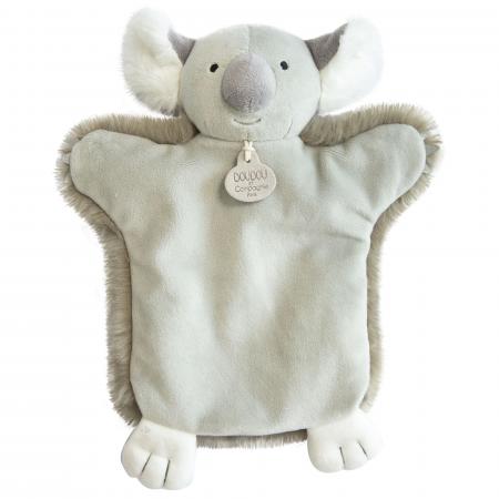 Doudou marionnette 25 cm polyester collection LES MARIONNETTES loutre beige