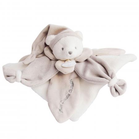 Doudou ours 24 cm 100 % polyester collection COLLECTOR taupe