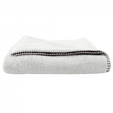 Drap de bain en éponge bouclette 90x150 cm FJORD coton blanc