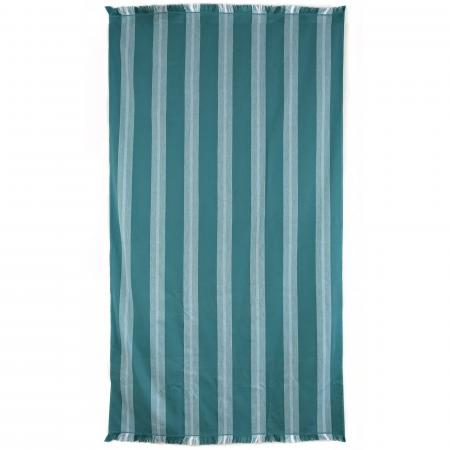 Drap de plage 100x180 cm pur coton collection SUPRAMONTE vert