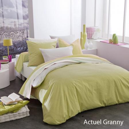 Drap plat 180x290 cm 100% coton ACTUEL GRANNY