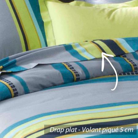 Drap plat 180x290 cm 100% coton SCOTT