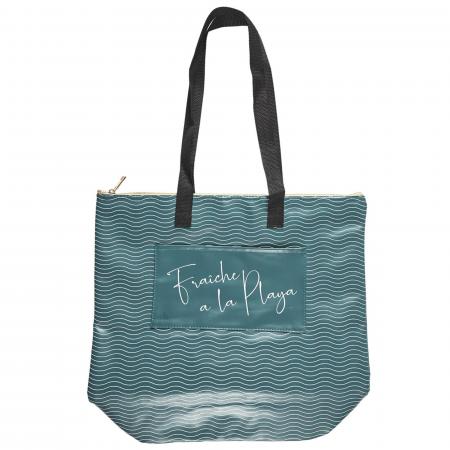 Grand sac fraicheur motifs mer collection DOLCE PLAYA mixte bleu