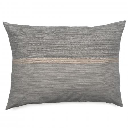 Housse de coussin ZAGORA pur coton 250 g/m² 50x70 cm beige lin