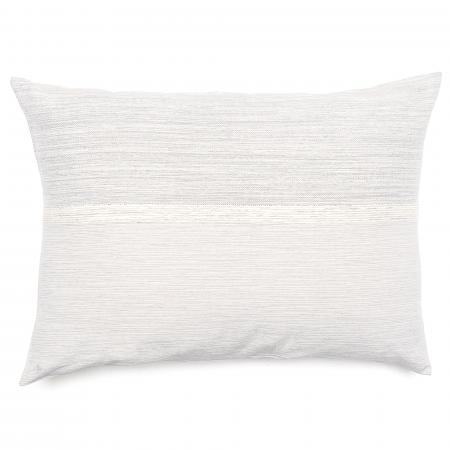 Housse de coussin ZAGORA pur coton 250 g/m² 50x70 cm blanc neige