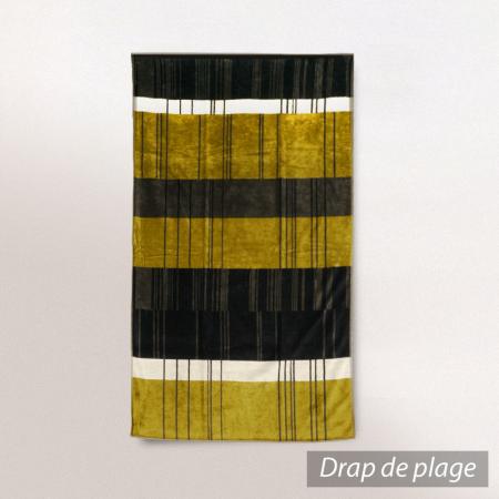 Drap de Plage 100x180 cm STROKE - Vert