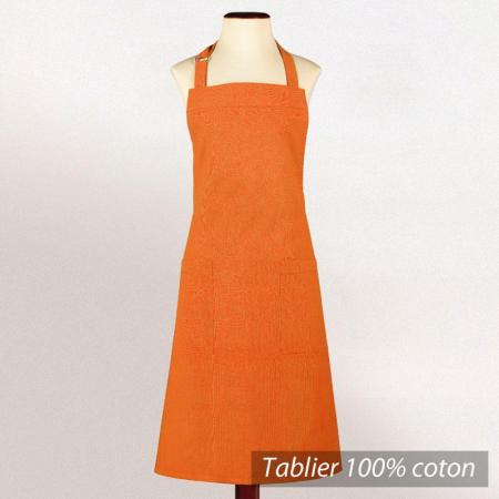 Tablier de cuisine femme Cocina - Orange uni