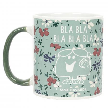 Mug 30 cl motif floral collection LIBERTY 100% céramique vert