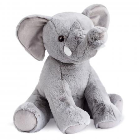 Peluche 48 cm polyester collection DANS LA SAVANE éléphant gris