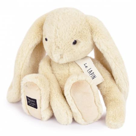 Peluche lapin 32 cm polyester collection LE LAPIN beige vanille