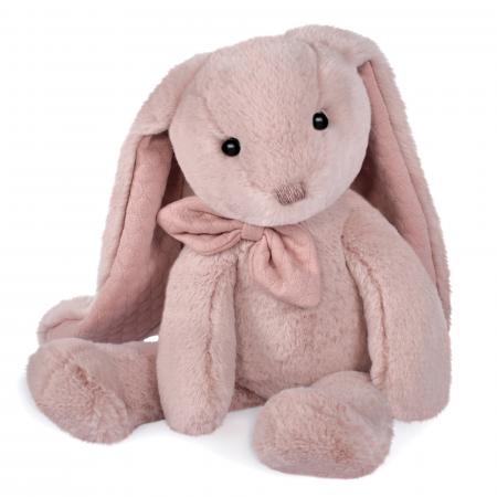 Peluche lapin 40 cm polyester collection PREPPY CHICS rose