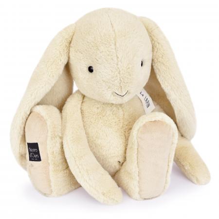 Peluche lapin 50 cm polyester collection LE LAPIN beige vanille