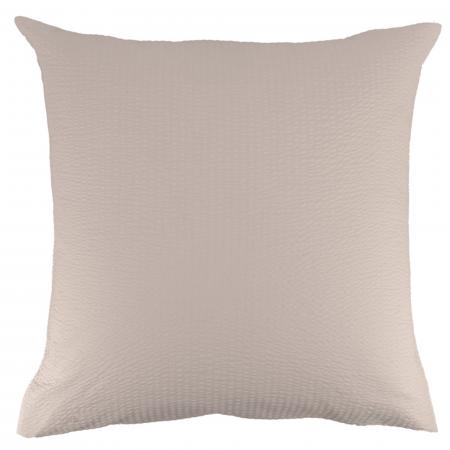 Taie d'oreiller 65x65 cm coton POPPY beige galet