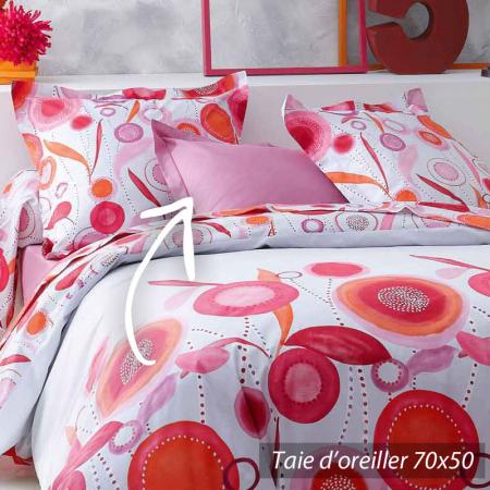 Taie d'oreiller 70x50 cm 100% coton OLLY