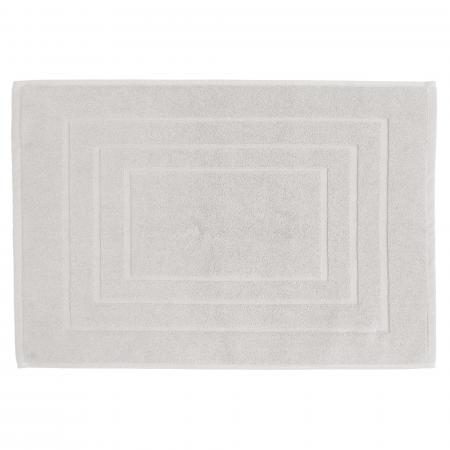 Tapis de bain 100% coton 1000g/m2 collection NAÏA 60x40 cm blanc Craie