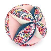 Balle sensorielle 15 cm polyester collection BOH'AIME faon rose multicolore