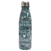 Bouteille isotherme 50 cl motif floral collection LIBERTY Madame Bavarde vert