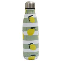 Bouteille isotherme en acier inoxydable 50cl LIMONE motifs citron vert