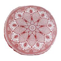 Coussin rond 40 cm MANDALA orange