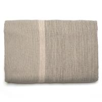 Dessus de lit ZAGORA pur coton 250 g/m² 180x240 cm beige ficelle