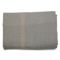 Dessus de lit ZAGORA pur coton 250 g/m² 180x240 cm beige lin