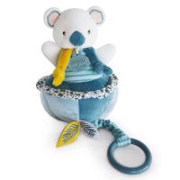 Doudou boîte à musique koala 20 cm collection YOCA LE KOALA bleu