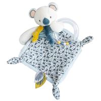 Doudou hochet koala 22 cm collection YOCA LE KOALA bleu