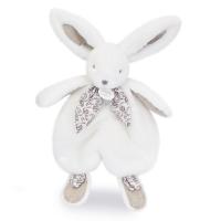 Doudou lapin 29 cm polyester collection LAPIN DOUDOU blanc