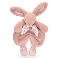 Doudou lapin 29 cm polyester collection LAPIN DOUDOU rose