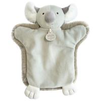 Doudou marionnette 25 cm polyester collection LES MARIONNETTES koala gris