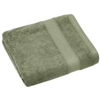 Drap de bain 100% coton 550 g/m2 95x140 cm collection NAÏA vert Olive