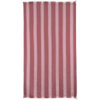 Drap de plage 100x180 cm pur coton collection SUPRAMONTE rouge