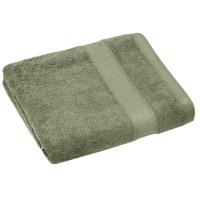 Drap de douche 100% coton 550 g/m2 70x130 cm collection NAÏA vert Olive