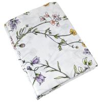 Drap plat 180x290 cm 100% coton FOLIFLORA Blanc