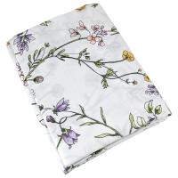 Drap plat 240x310 cm 100% coton FOLIFLORA Blanc