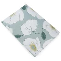 Drap plat 240x310 cm percale de coton ADÈLE vert céladon