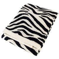 Drap de douche absorbant 100% coton 70x140cm ZEBRA beige