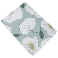 Housse de couette 240x220 cm percale de coton ADÈLE vert céladon