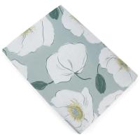 Housse de couette 250x220 cm percale de coton ADÈLE vert céladon