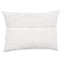 Housse de coussin ZAGORA pur coton 250 g/m² 50x70 cm blanc neige