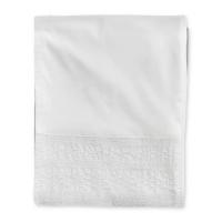 Housse de couette 140x200 cm percale de coton ANECDOTES broderie anglaise blanc