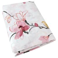 Housse de couette 140x200 cm percale 100% coton ELISA Rose