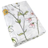 Housse de couette 140x200 cm 100% coton FOLIFLORA Blanc