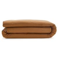 Housse de couette 160x210 cm percale de coton POESIE D'AUTOMNE marron Bronze