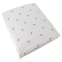 Housse de couette 200x200 cm percale 100% coton ALEX marron Moka