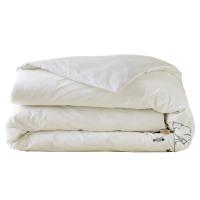 Housse de couette 200x200 cm percale de coton CENTRAL PARK blanc Mascarpone