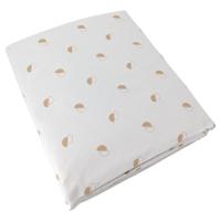 Housse de couette 240x220 cm percale 100% coton ALEX marron Moka