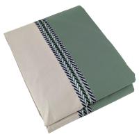 Housse de couette 240x220 cm percale 100% coton NOA vert Kaki