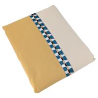 Housse de couette 240x220 cm en percale 100% coton ROMY Ambre