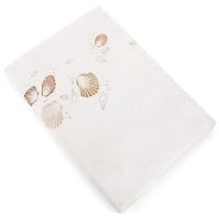 Housse de couette 240x220 cm percale de coton TRÉSOR NACRÉ Blanc mascarpone